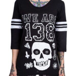 TOO FAST: MisFits “We Are 138” Graphic Jersey Shirt [Medium] *NWT*